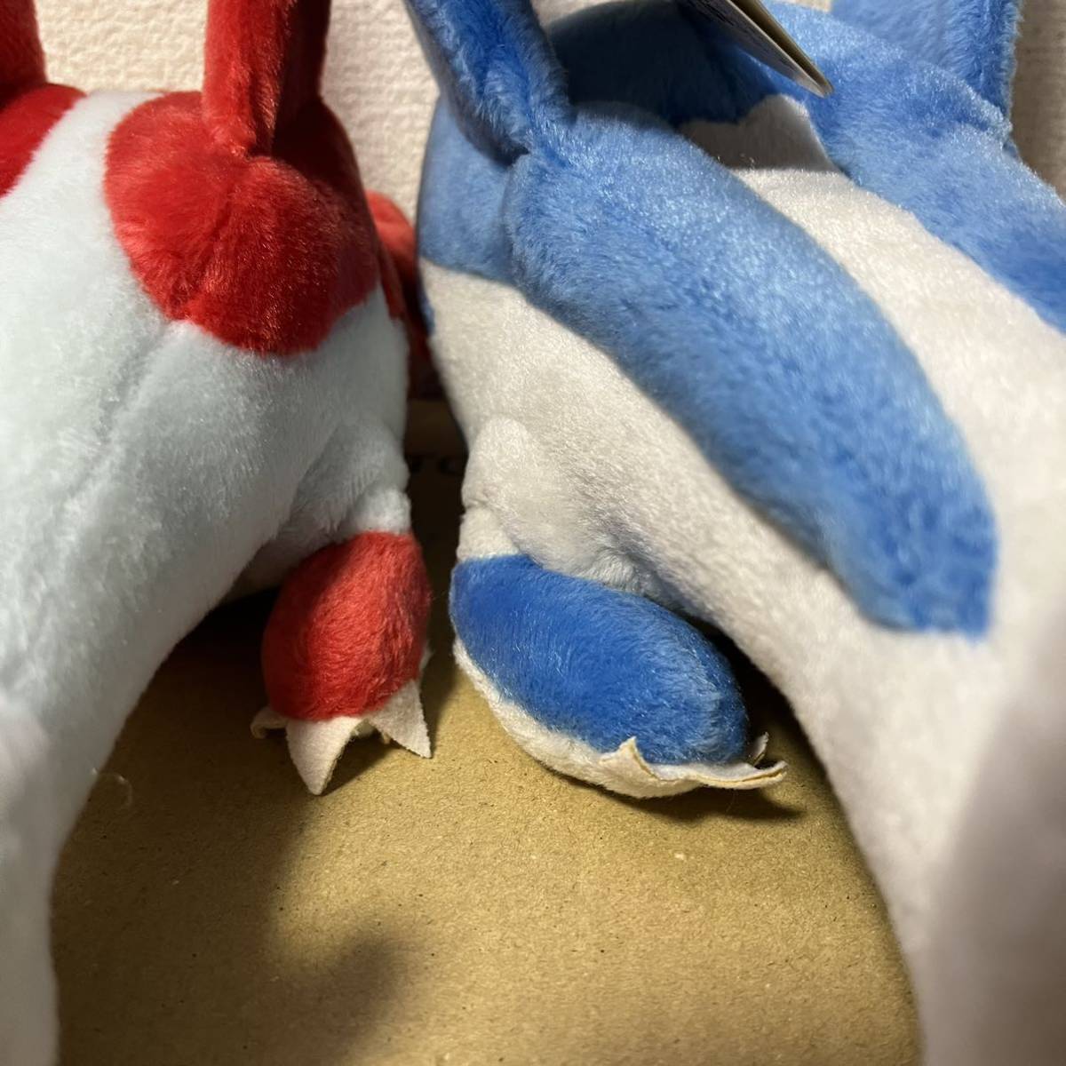 2002年 TOMY ペアぬいぐるみ ラティオス&ラティアス 2002年 TOMY ペアぬいぐるみ ラティオス&ラティアス