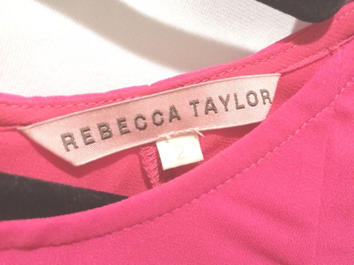 REBECCA TAYLOR レベッカテイラー　ノースリーブワンピース　ピンク　Size…2