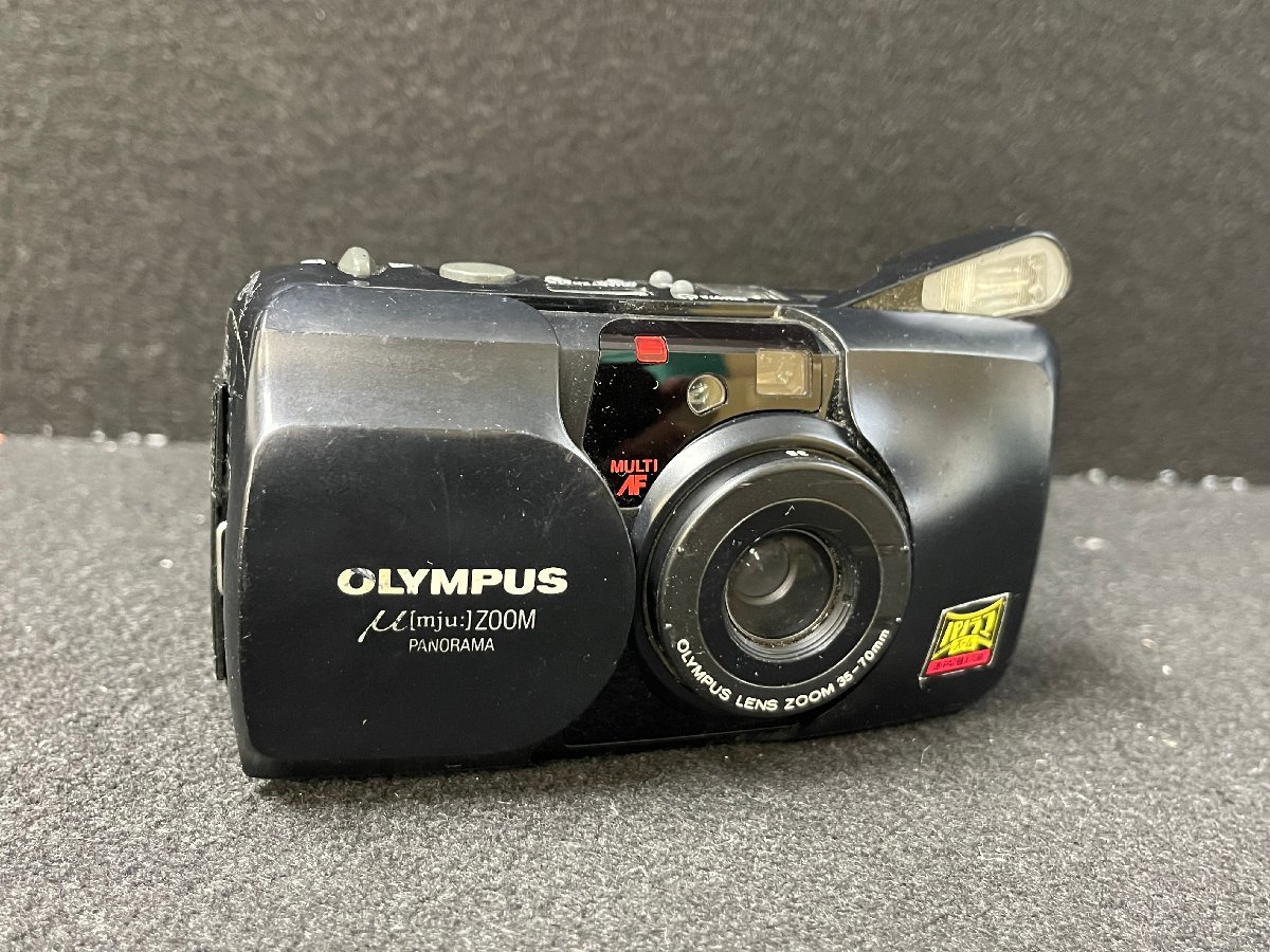 SM0505-11I ゆうパック着払い OLYMPUS μ [mju:] ZOOM PANORAMA 35-70ｍｍ コンパクトカメラ オリンパス ミュー フィルムカメラの画像1