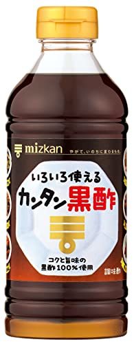 ミツカン カンタン黒酢 500ml×3本_画像1