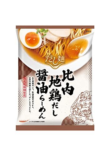 国分 tabete だし麺 比内地鶏だし 醤油らーめん 101g×10袋 保存食 備蓄_画像1