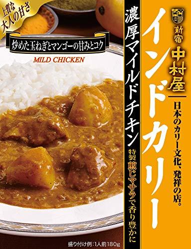 新宿中村屋 インドカリー 濃厚マイルドチキン 180g×5個_画像1