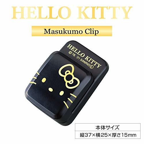 セイワ(SEIWA) 車内用品 ハローキティ マスクモクリップ ブラック&ゴールド KT554 収納 カード 駐車券 HELLO KITTY_画像6