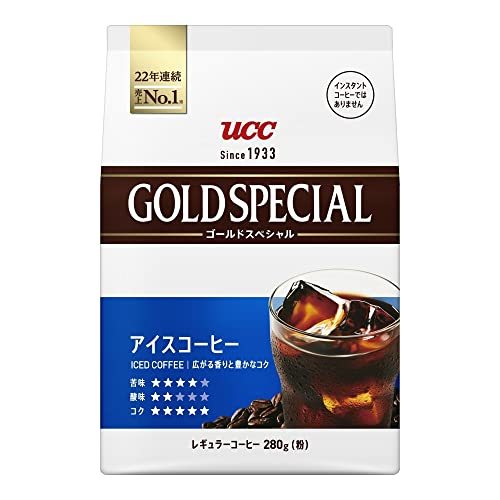 UCC ゴールドスペシャル アイスコーヒー 280g レギュラーコーヒー(粉)×3個_画像1