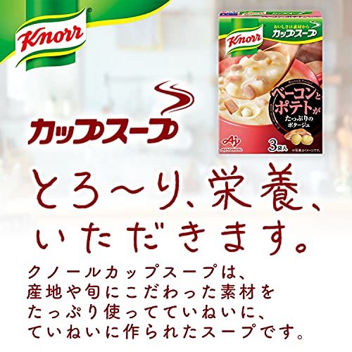  Ajinomoto kno-ru cup суп бекон . картофель . вдоволь. pota-ju48.3g×4 шт 