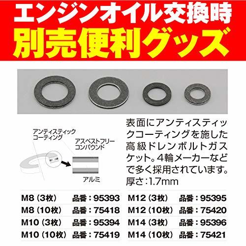 デイトナ バイク用 リプレイス ドレンボルト マグネット付き M14×10×P1.25 スズキ系 Vストローム250(17-19)等 16770_画像7