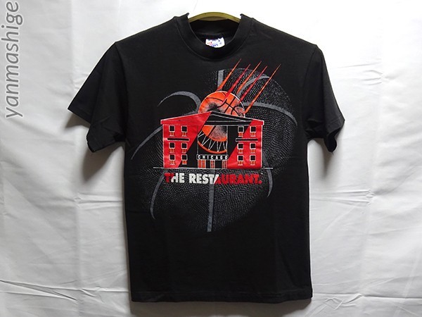 90sビンテージTシャツ [Hanes製 初期1993・現地購入品 マイケル・ジョーダンズ・レストラン・S]クリーニング済 エアジョーダン AIR JORDAN_画像1