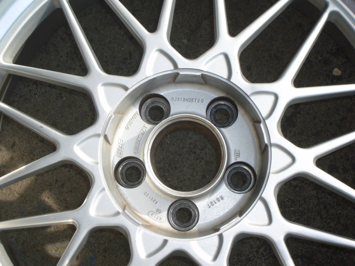 BBS RG2 RG127 GT-Rサイズ 18インチ 9J +20 5穴 PCD114.3 ハブ径66ミリ
