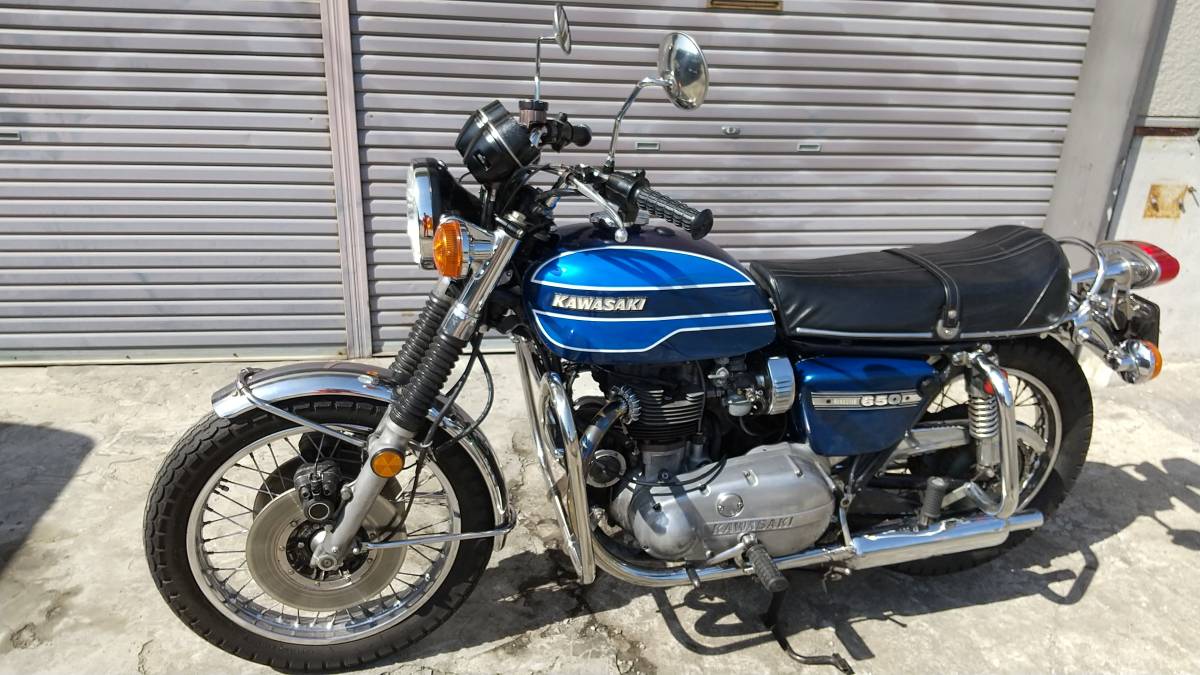 カワサキ W3 650RS 昭和49年(1974年)7月初度登録 検令和6年(2023年