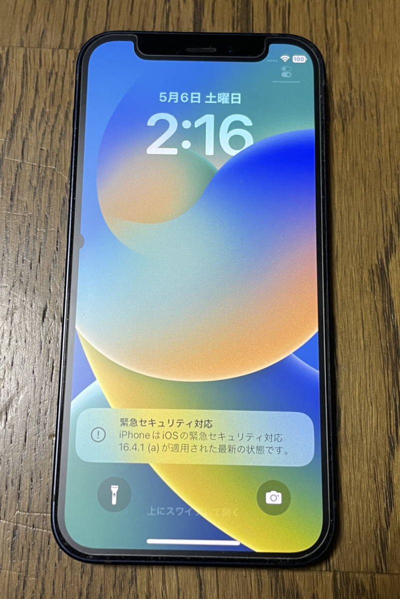 海外版 SIMフリー iPhone 12 mini ブラック 黒 64GB 液晶漏れ MGA03VC