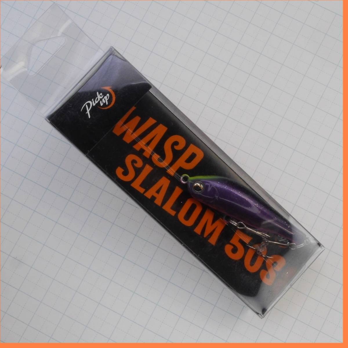 未使用 sピックアップ ワスプスラローム 50S チャートバックブラック WASP SLALOM pickup_画像1
