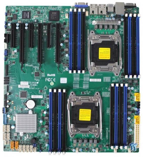 Supermicro x10DRI Intel C612 Chipset Socket LGA2011 E-ATX Motherboard_画像1