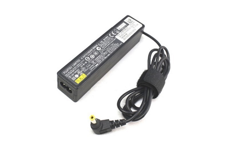 AC adapter FUJITSU ADP-65MD FMV-AC341 A FMV-AC342B interchangeable 19V 3.42A×65W DC size 3.5mm small type power supply cable attaching 