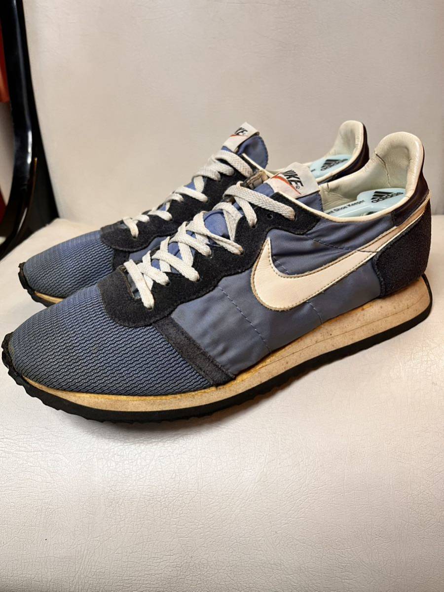 NIKEナイキBERMUDAバミューダUSA製/筆記体ゴツナイキ風車ビンテージ