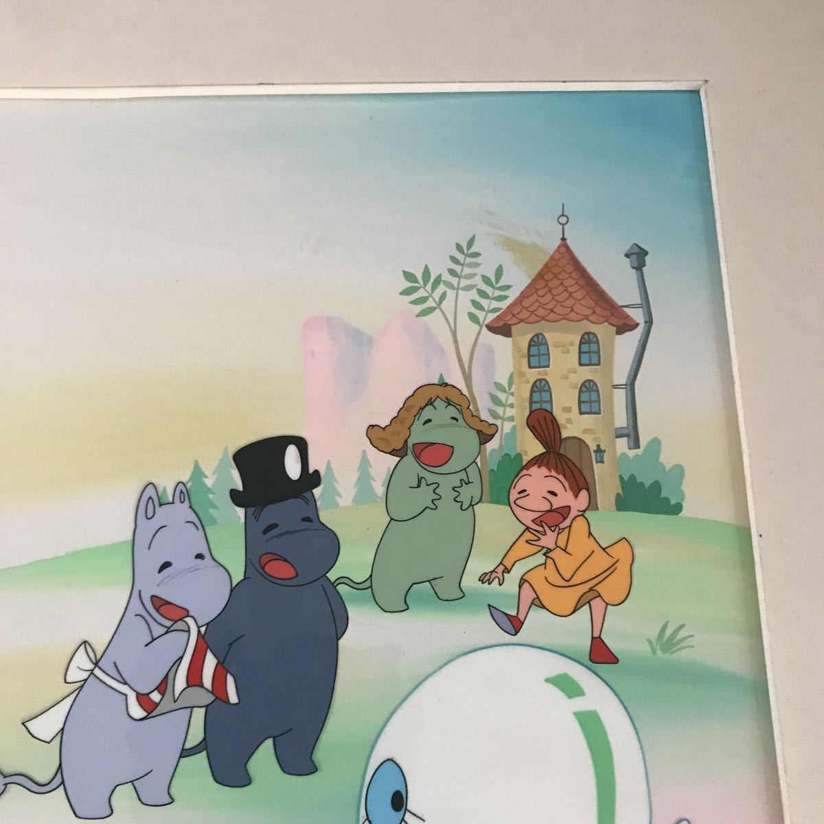 Yahoo!オークション - ムーミンセル画 背景は手書きです Yahoo!オークション - ムーミンセル画 背景は手書きです