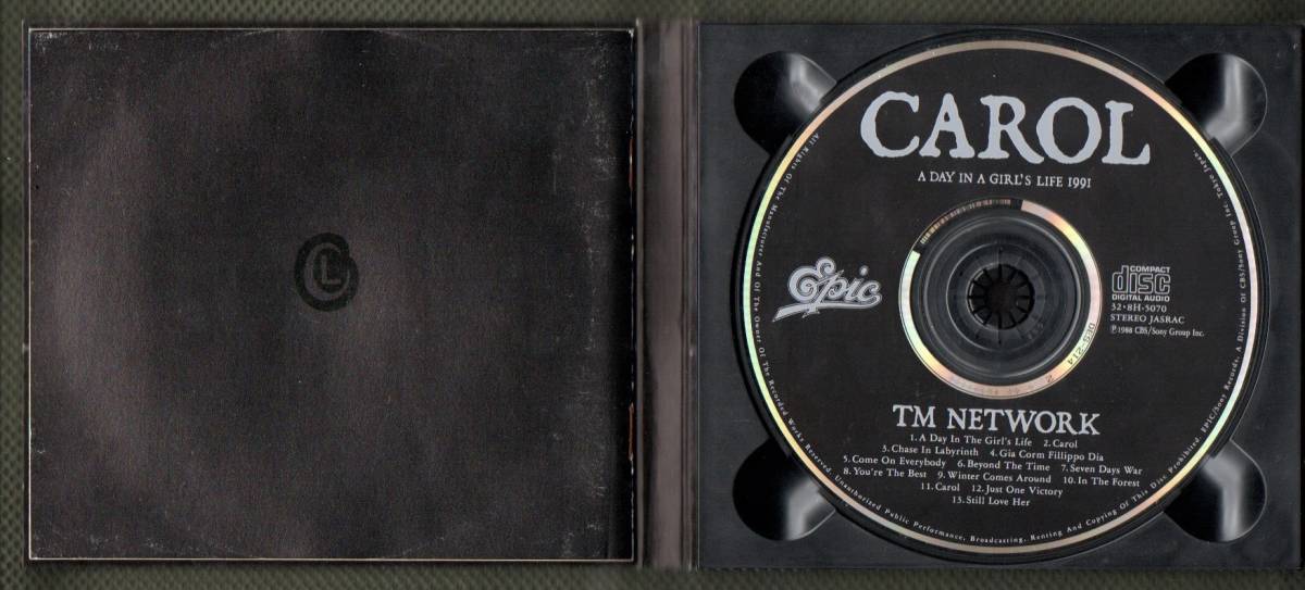 Ω TMネットワーク TM NETWORK 初回BOX仕様 1988年 13曲入 CD/キャロル CAROL/Still Love Her/アニメ シティーハンター2 小室哲哉_画像5