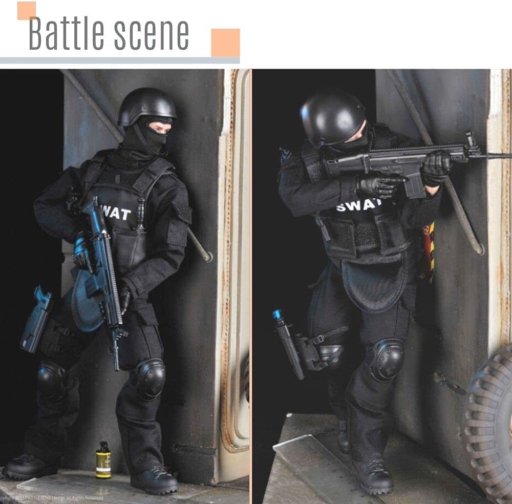 PATTIZ TOYS社製 SWAT spesial force【ピストル】1/6スケールフィギュア ミニチュア soldierstory damtoys GIジョー_こちらの商品よりパーツ取りしたものです