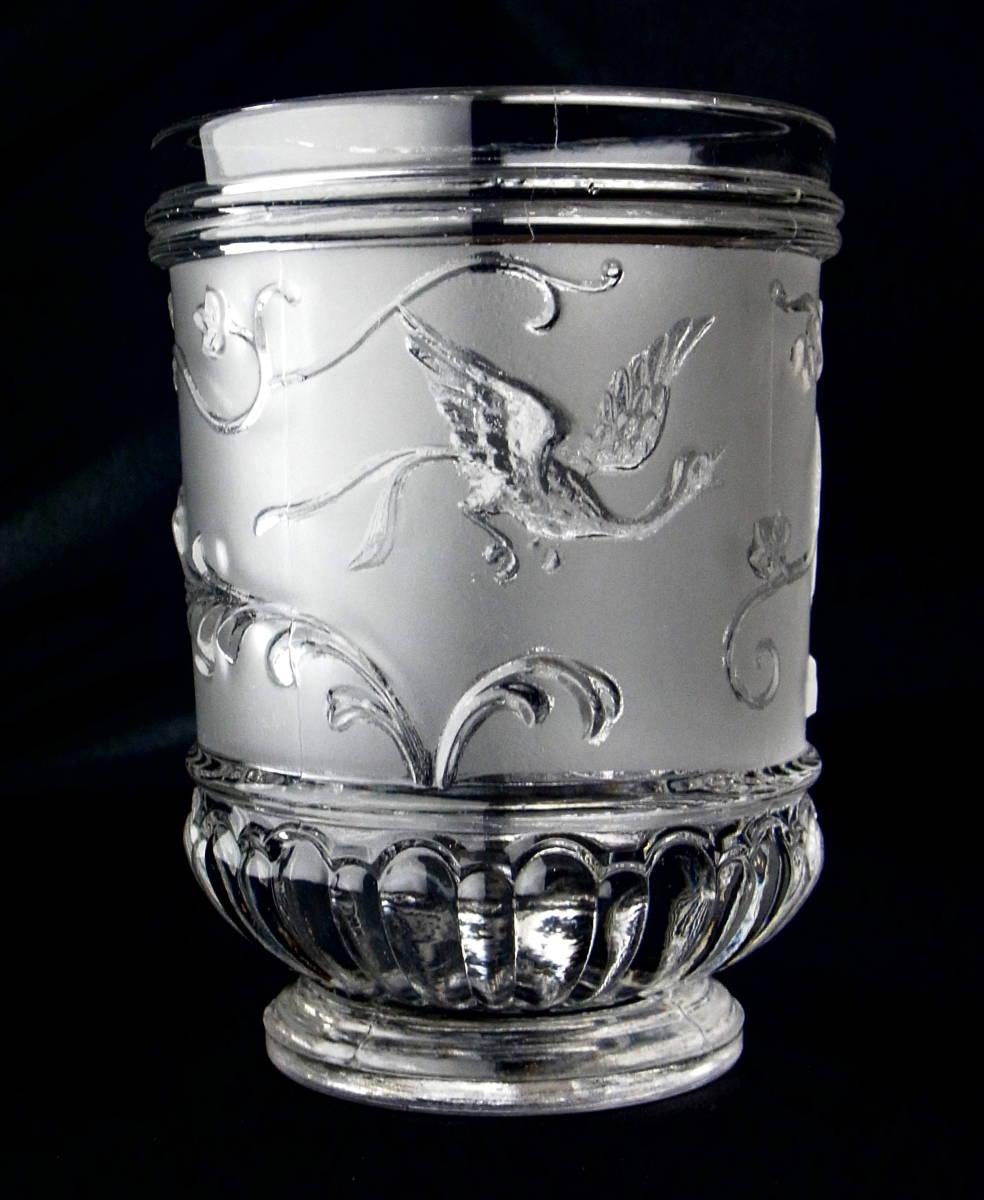 稀少 OLD BACCARAT オールドバカラ 鳳凰 ルネサンス Renaissance depoli 重厚ゴブレ グラス 上質クリスタル アンティーク_画像4