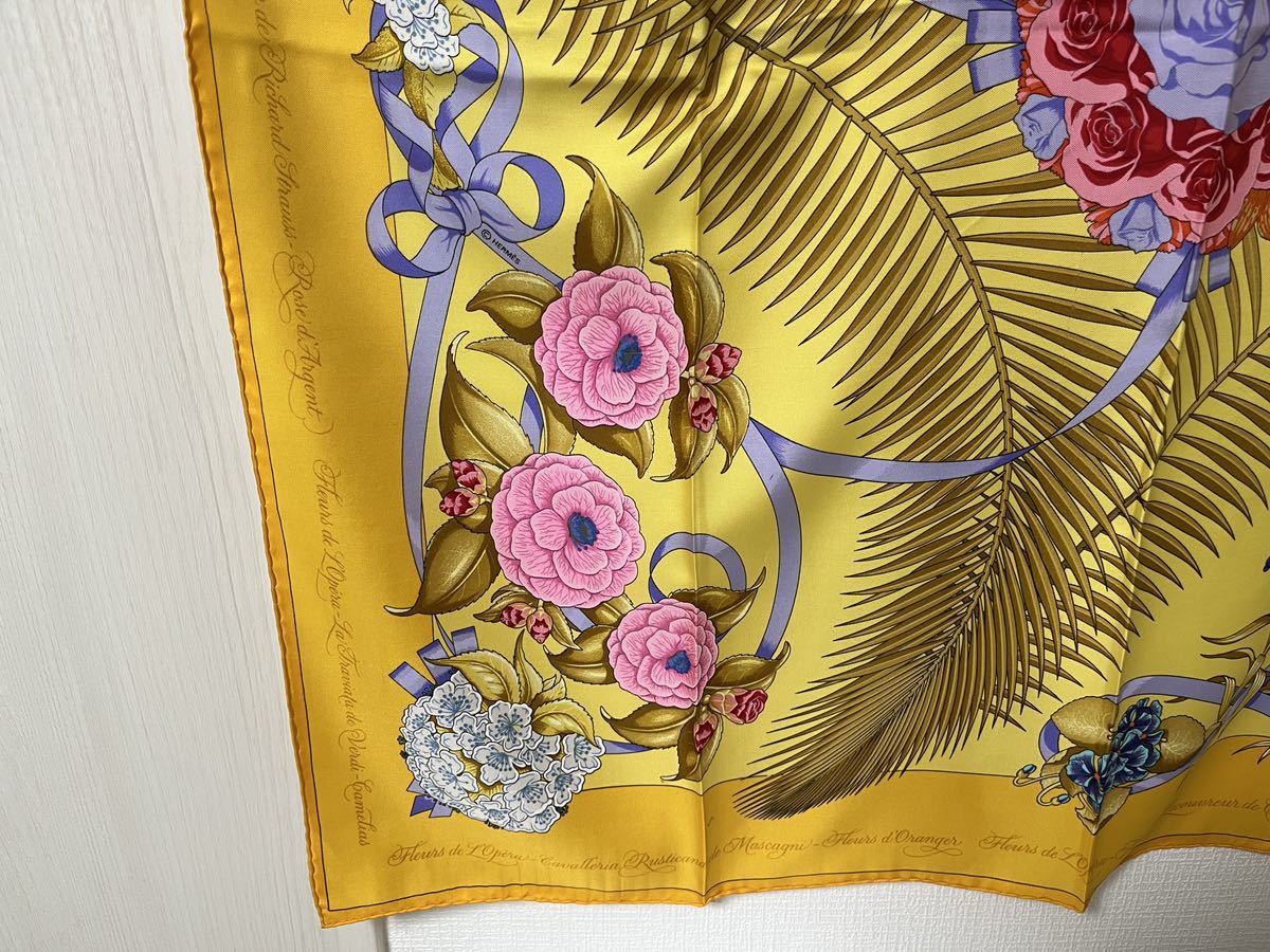 HERMES エルメス カレ90 オペラの花