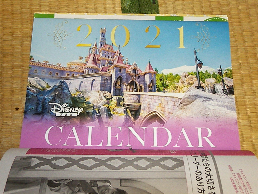 Disney FANディズニーファン 2021年2月号 付録(ポストカード・2021カレンダー・ポスター)あり 講談社 月刊 雑誌_カレンダー