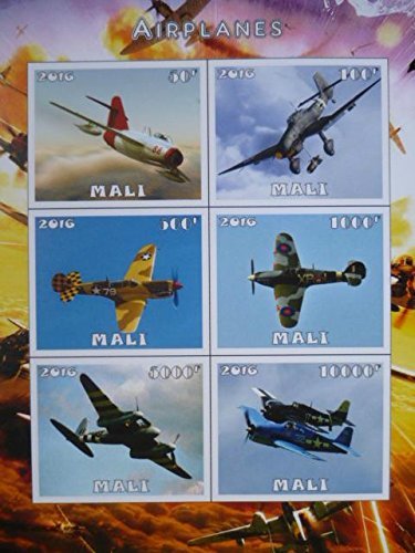  Mali stamp [ second next world large war ]( each country fighter (aircraft) ) less eyes strike 6 sheets seat A