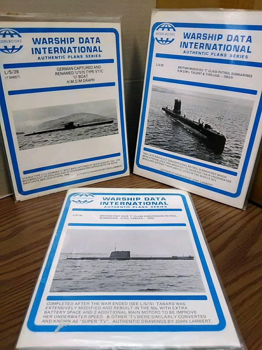 ☆☆WARSHIP DATA INTERNATIONAL　L/S/28,30,38 ３点セット　12v24:30