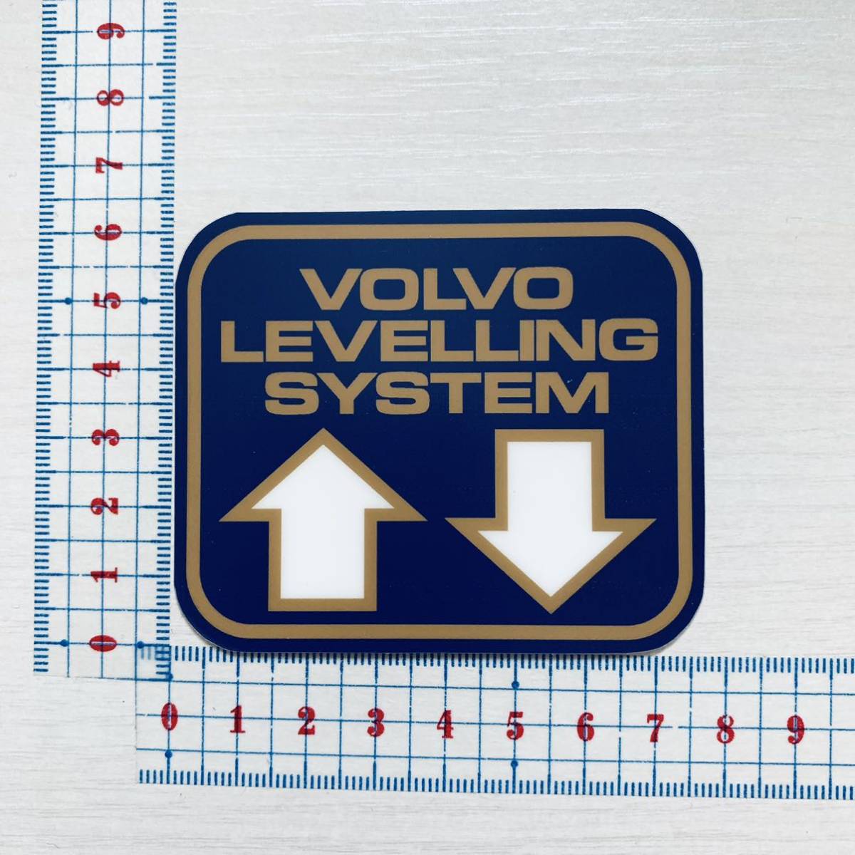 ボルボ レベリング システム ステッカー/ 240 245 車高調整 リア サスペンション アブソーバー volvo levelling system リアショック