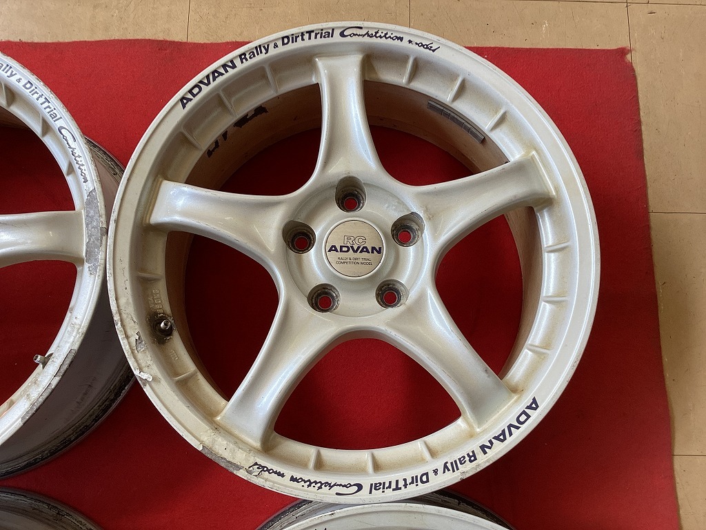 ADVAN RC アドバン 17インチアルミホイール 17x7j+45 PCD114.3 5穴 a-2913 Q4-3-TK_画像3