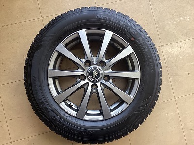 マナレイスポーツ 15X6.0JJ+50 5穴 PCD114.3 195/65R15 91Q オートバックス N3i 2021年製 a-2472 SET(4) SD_画像2