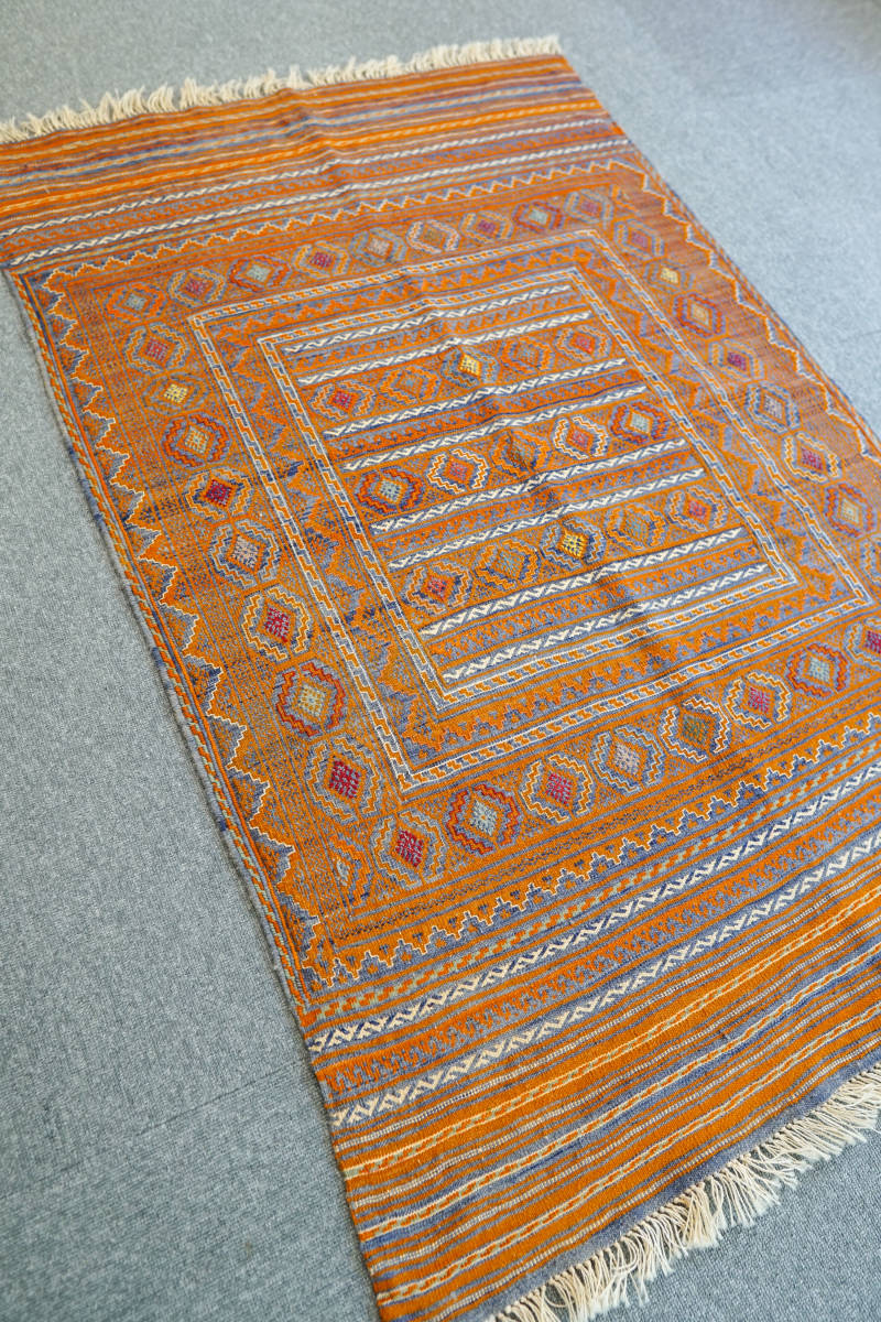 ペルシャ 絨毯（キリム絨毯）手織り 新品 138x105 kilimcarpet-