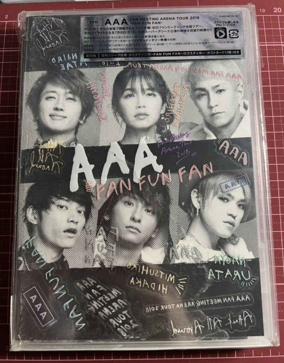 ＜着払い＞AAA FAN MEETING ARENA TOUR 2018 DVD_画像1