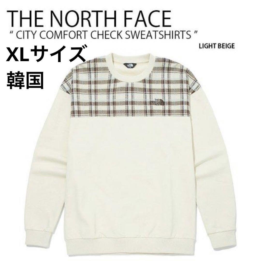 2022最新のスタイル チェック柄 新品 FACE NORTH THE 韓国 スウェット