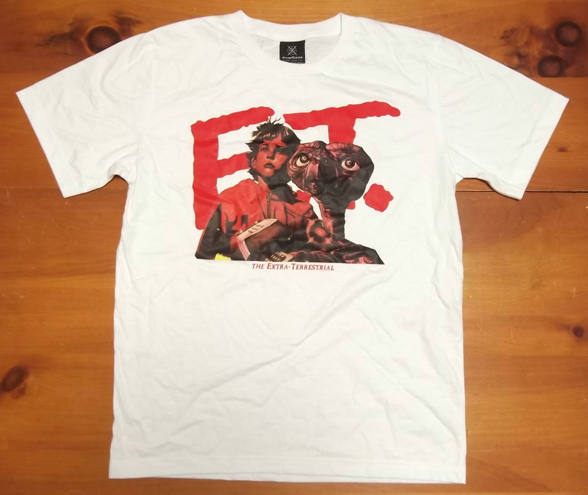 新品 【E.T.】映画 イーティー エリオット プリント Tシャツ L