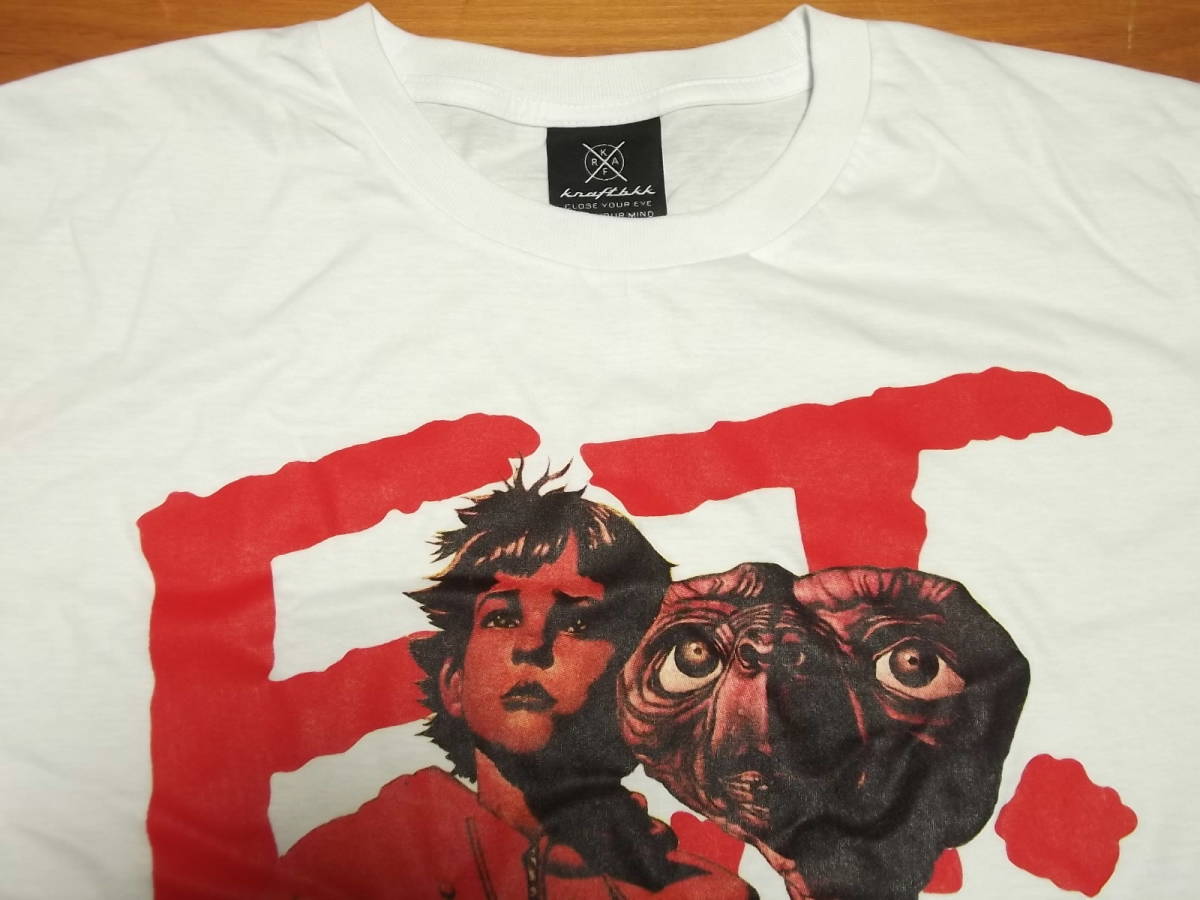 新品 【E.T.】映画 イーティー エリオット プリント Tシャツ L