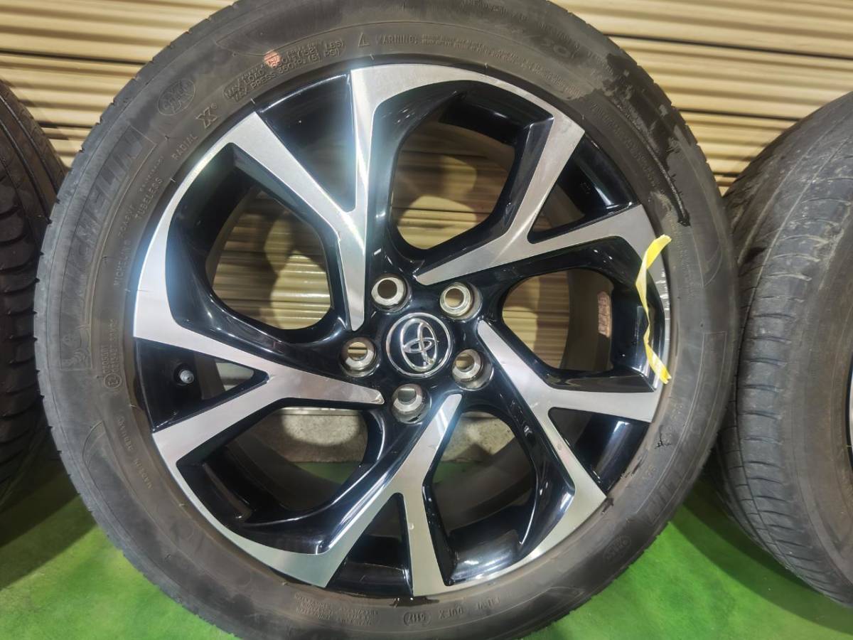 □トヨタ C-HR 純正18インチアルミホイール・タイヤ4本セット!美品