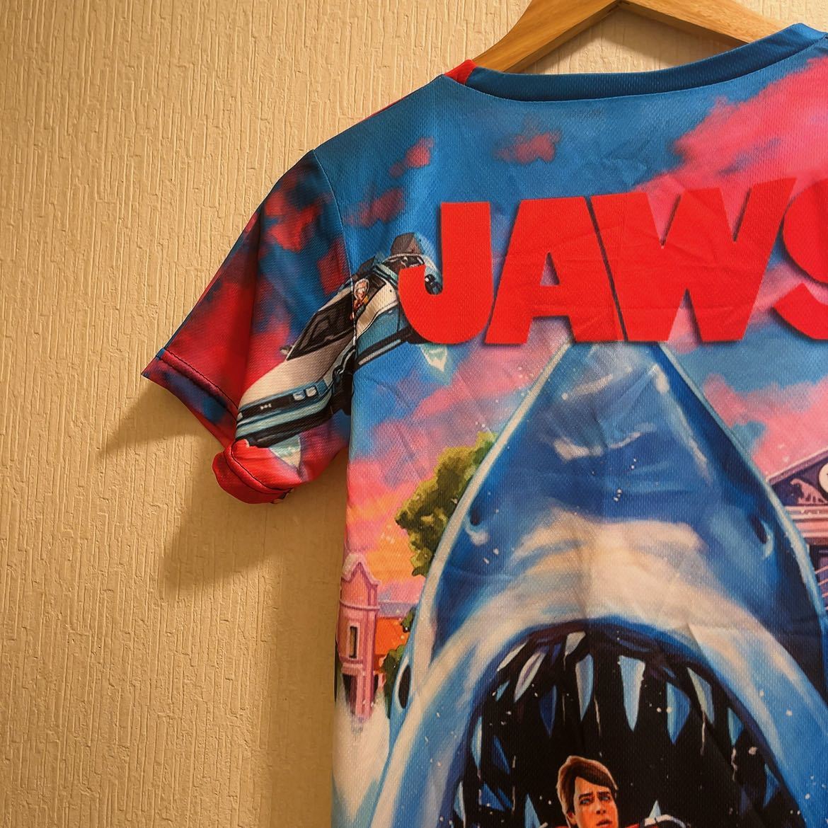 新品★JAWS＆Back to the futureTシャツ★ユニセックス★M半袖Tシャツ _画像7