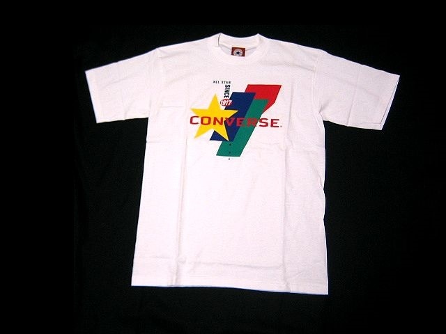 VINTAGE！MADE IN USA CONVERSE ALL STAR プリントTシャツ コンバース オールスター ヴィンテージ オールド レトロ アメリカ製_画像1