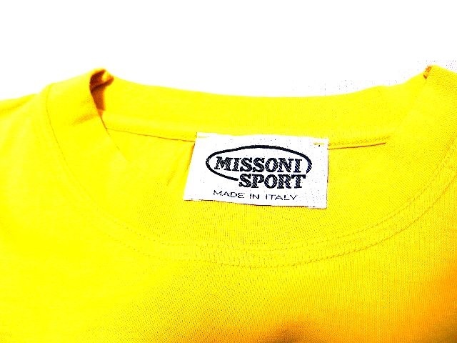  Italy made MISSONI SPORT Missoni sport print T-shirt 