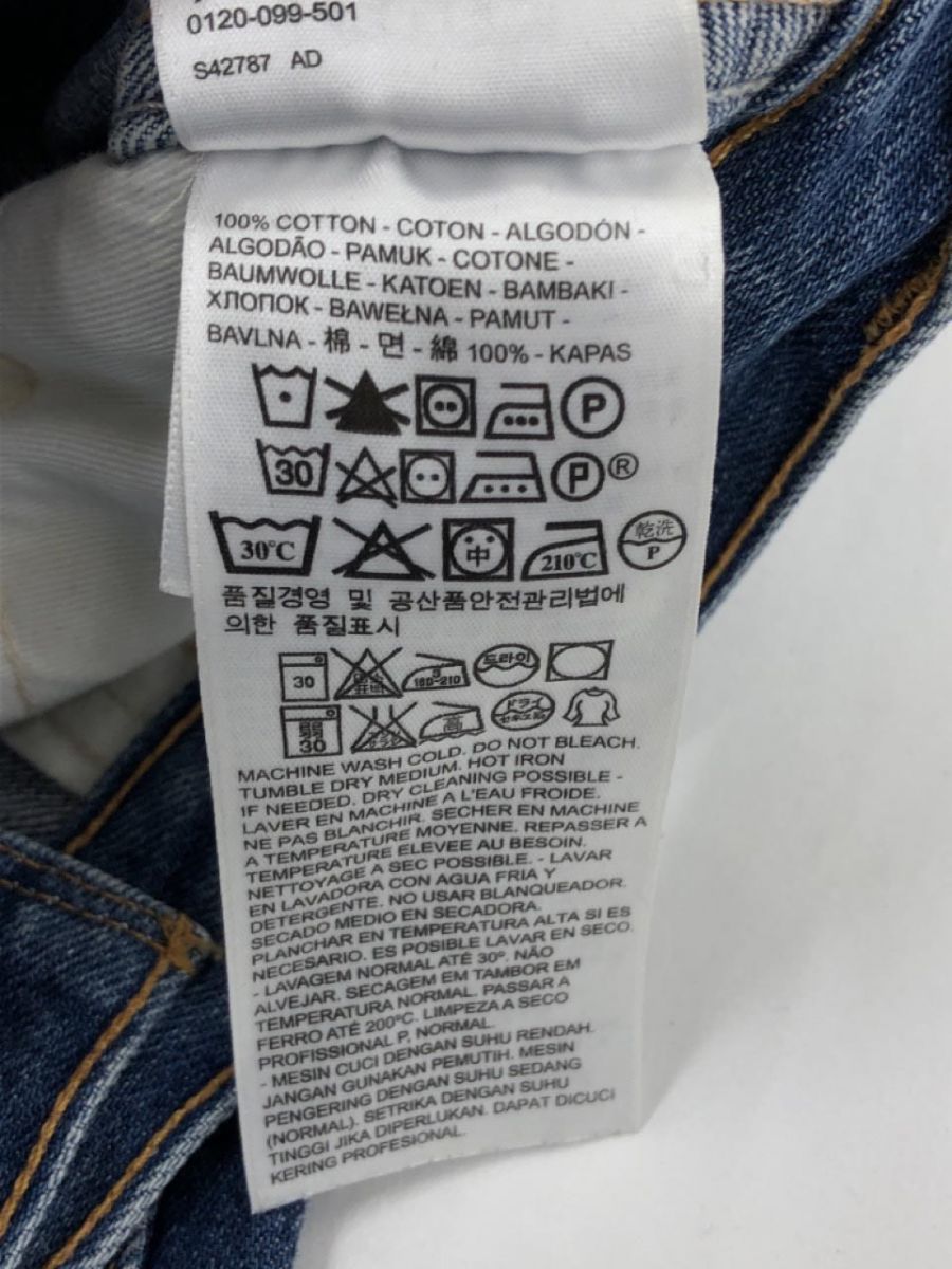 LEVI’S リーバイス 綿100％ デニムパンツ size28/紺 ■■ ☆ dea1 メンズ_画像3