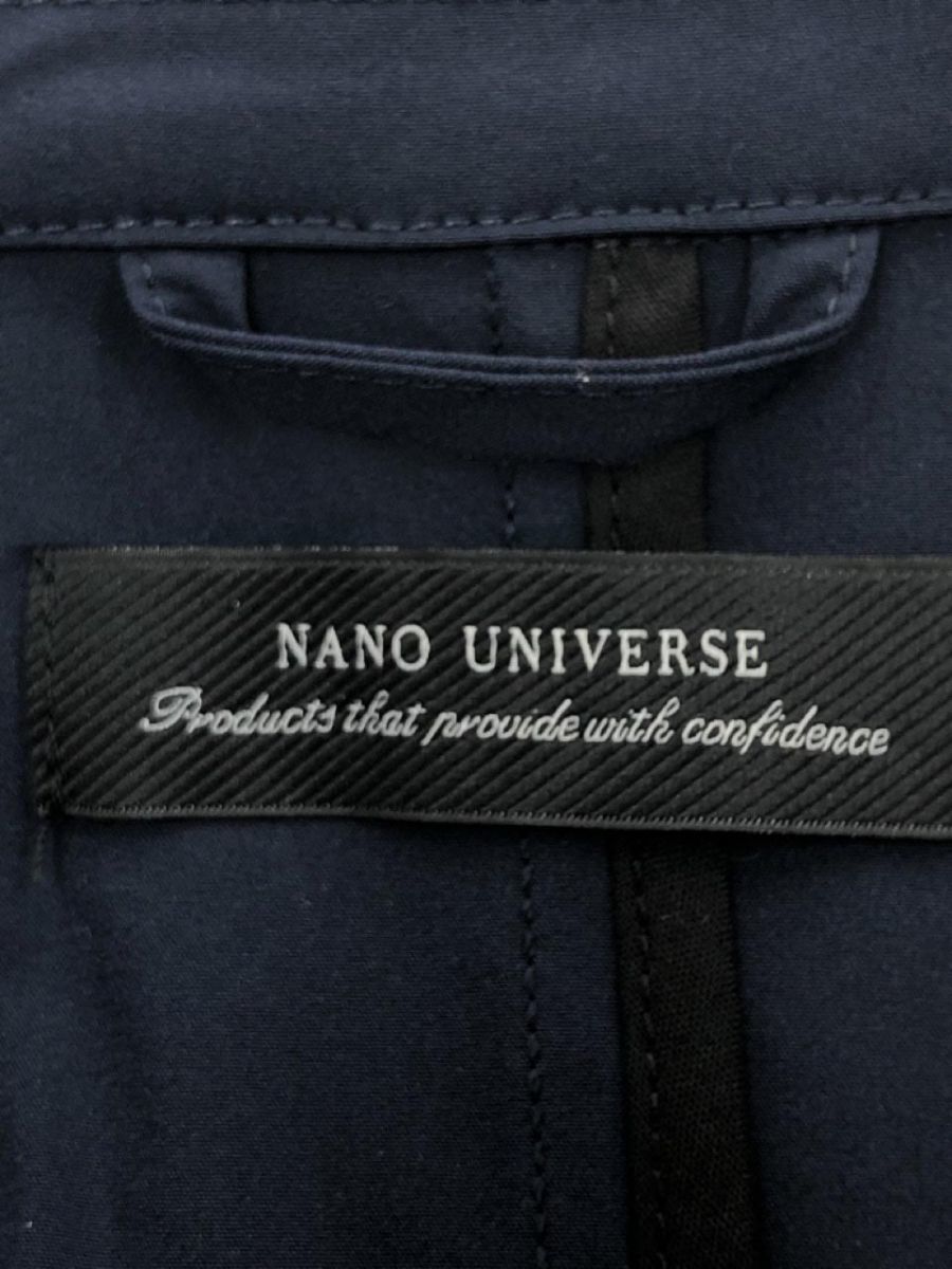 nano・universe ナイロン テーラード ジャケット sizeM/紺 ◇■ ☆ dec3 メンズの画像3
