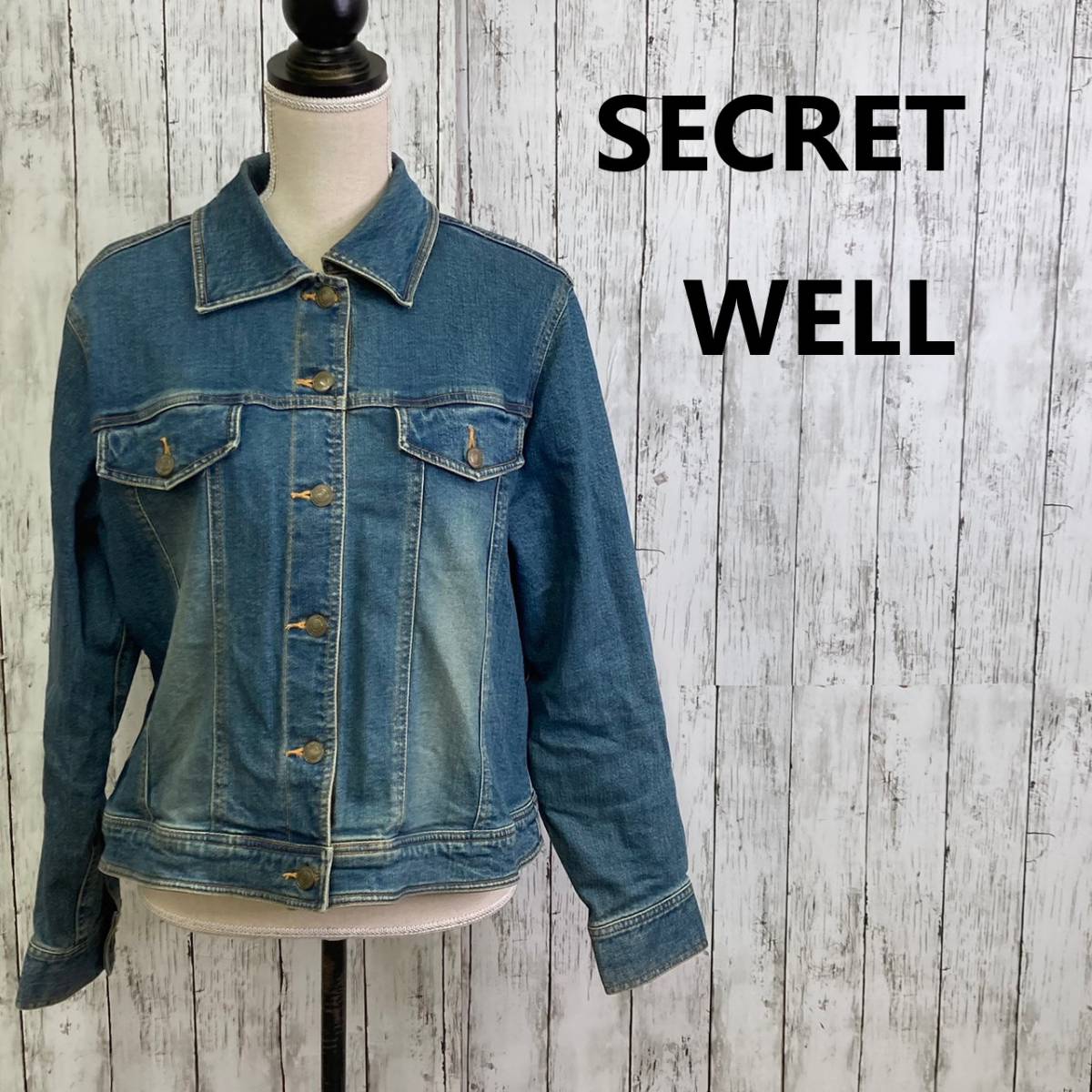 SECRETWELL* Denim жакет джинсовый жакет ....* размер 17BR 12-147