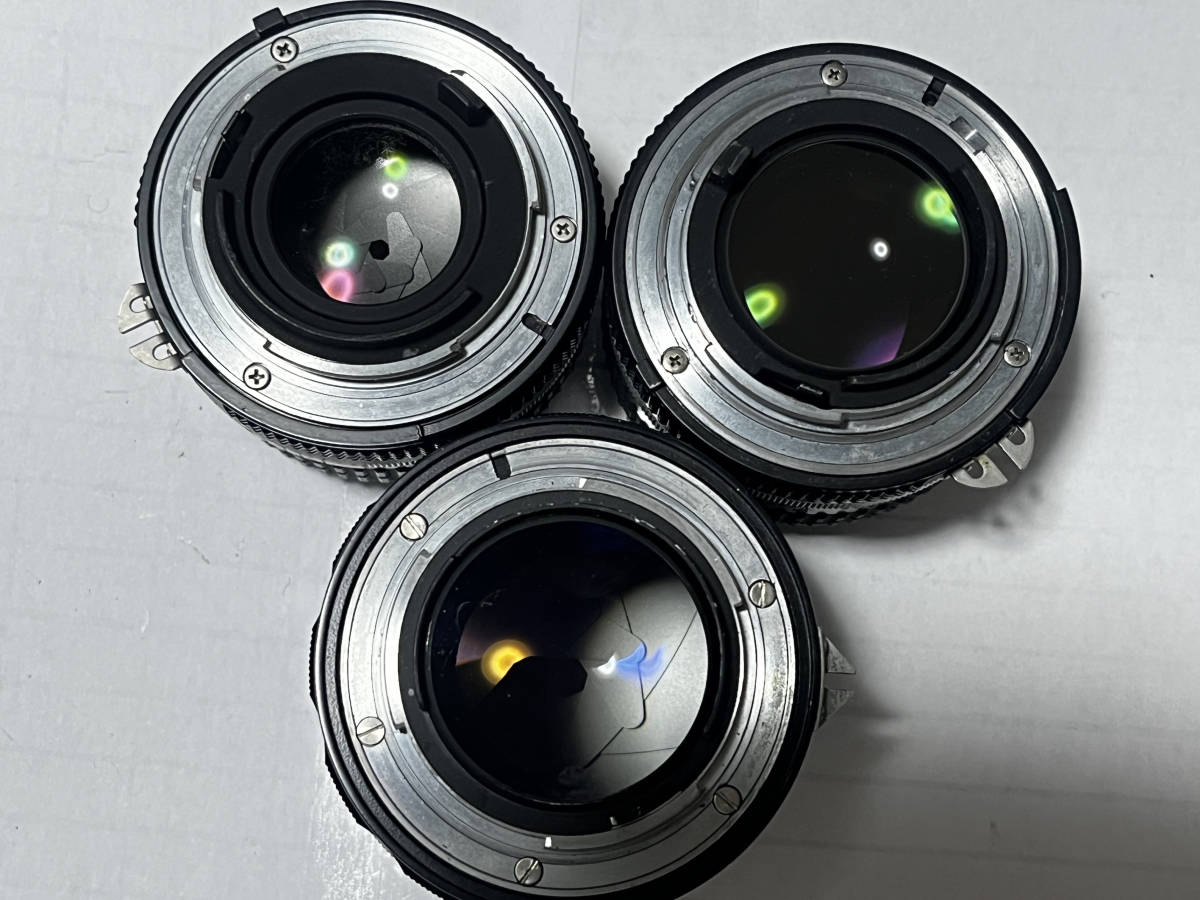 15点】ニコン Nikon NIKKOR 5.8cm F1.4 24mm F2.8 35mm F2.8 50mm F1.4