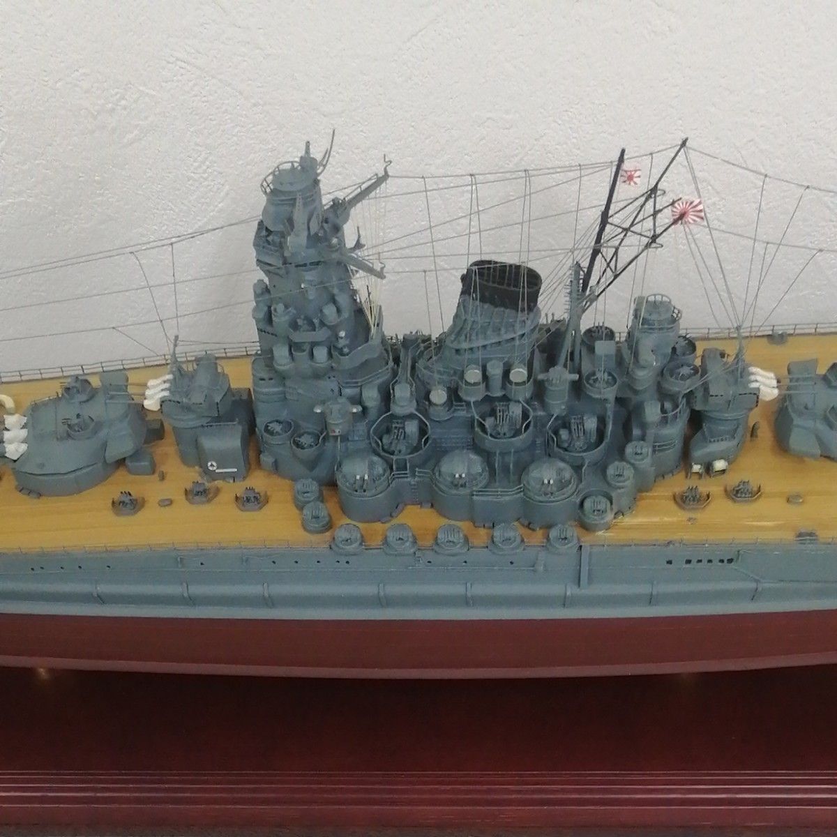 戦艦大和 完成品 日本海軍 1/350 模型 クリアケース付き ケース 戦艦大和 完成品 日本海軍 1/350 模型 クリアケース付き ケース