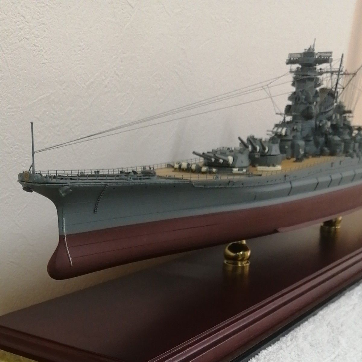 戦艦大和 完成品 日本海軍 1/350 模型 クリアケース付き ケース 戦艦大和 完成品 日本海軍 1/350 模型 クリアケース付き ケース