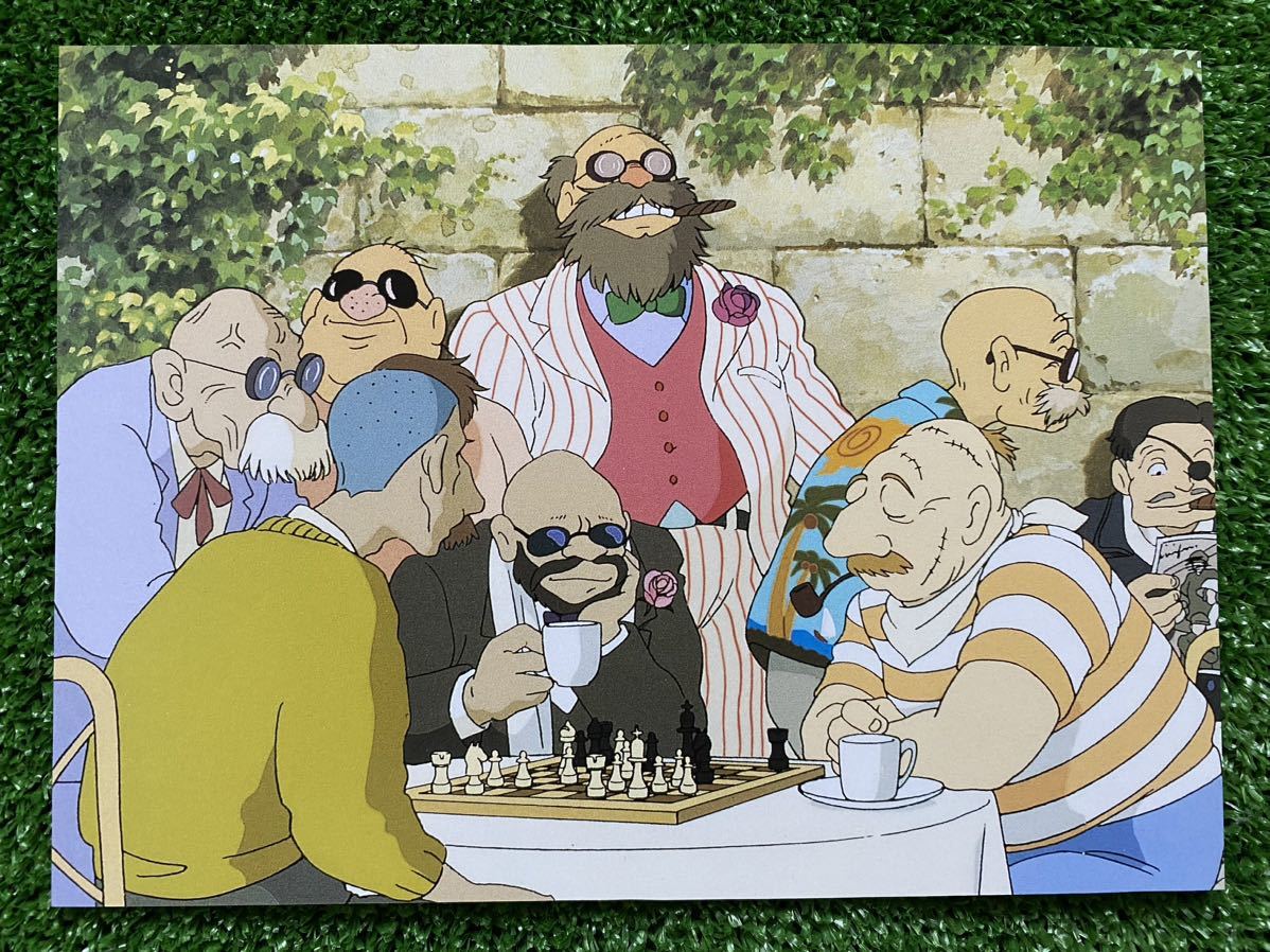  Ghibli .. pig Miyazaki . layout cut pulling out man ma You to.3 pieces set illustration postcard poster cell picture STUDIO GHIBLI A