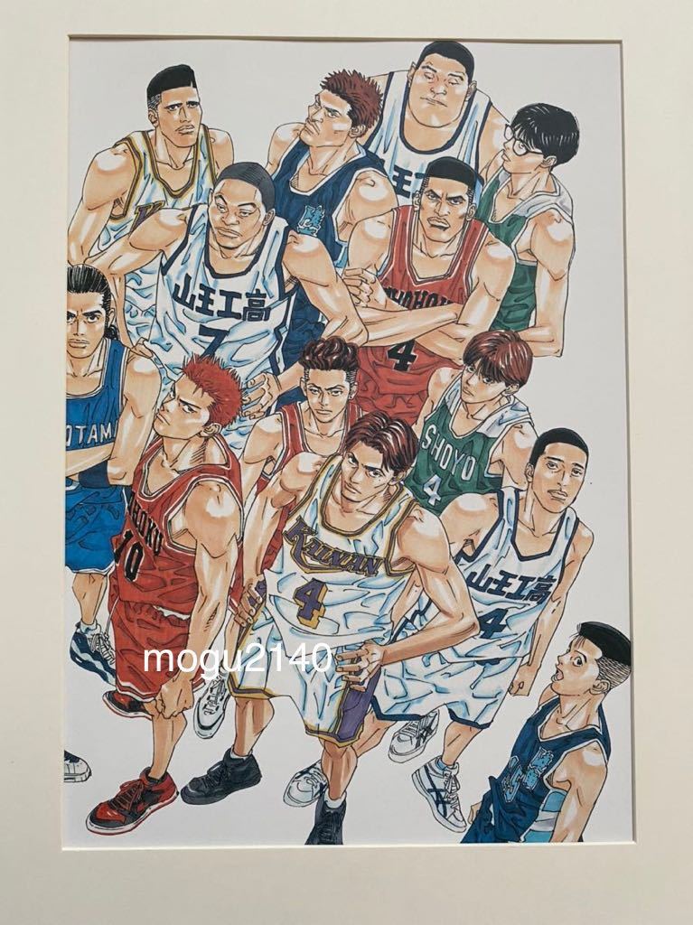 【額装品】スラムダンク　SLAM DUNK 井上雄彦 湘北　桜木花道　流川楓　ポスター　ポストカード　原画　セル画　イラスト I