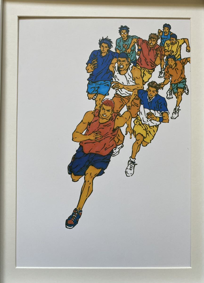 ☆スラムダンク☆SLAM DUNK☆直筆サイン☆流川楓☆原画☆井上