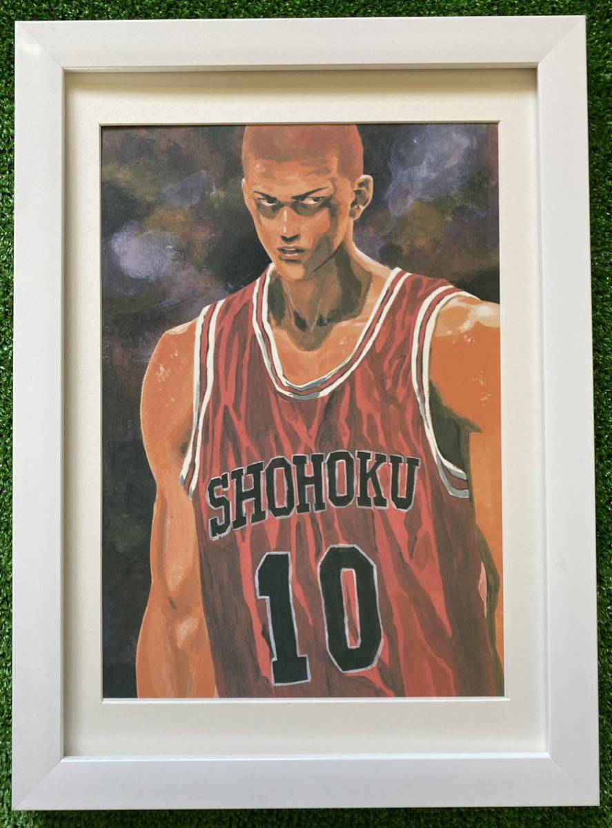 【額装品】スラムダンク　SLAM DUNK 井上雄彦 湘北　桜木花道　流川楓　ポスター　ポストカード　原画　セル画　イラストAD