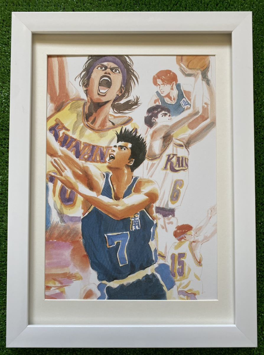 【額装品】スラムダンク　SLAM DUNK 井上雄彦 湘北　桜木花道　流川楓　ポスター　ポストカード　原画　セル画　イラストAU