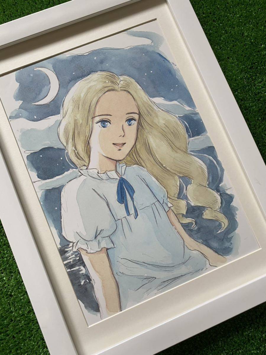 【額装品】ジブリ　思い出のマーニー　ポスター　米林宏昌　宮崎駿　A STUDIO GHIBLI 検)セル画　原画　ポストカード　イラスト_画像2